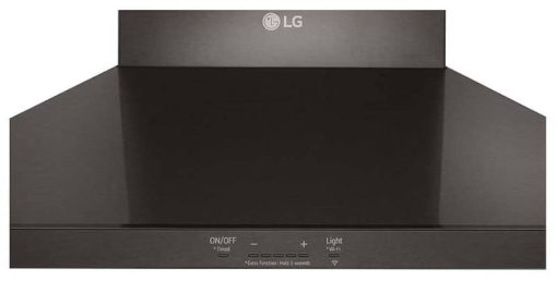 LG 30" Black Stainless Steel Wall Mount Chimney Hood - Image 4
