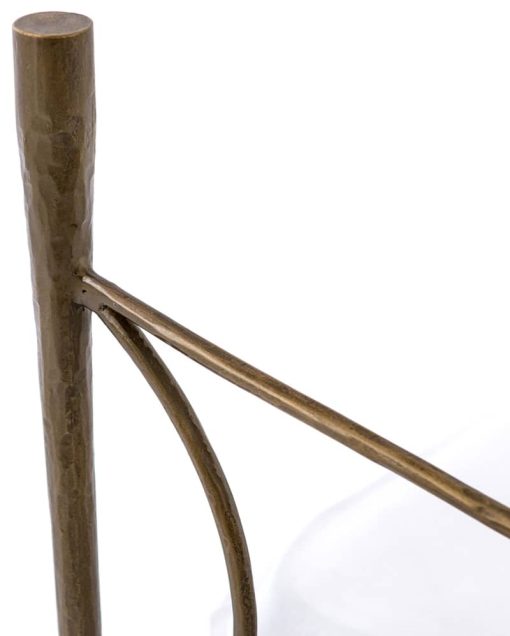 Four Hands Element Collection Westwood Antique Brass Queen Bed - Image 4