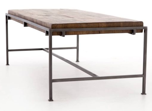 Four Hands Harmon Collection Simien Gunmetal Coffee Table - Image 4