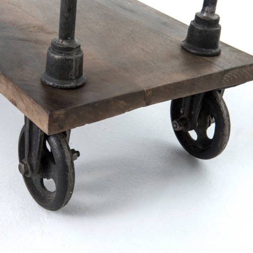 Four Hands Natural Antique Rockwell Wooden Bookshelf - Image 7