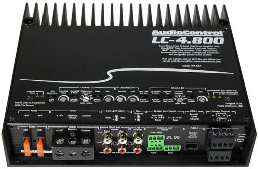 Audio Control Black 4-Channel Car Amplifier - Image 4
