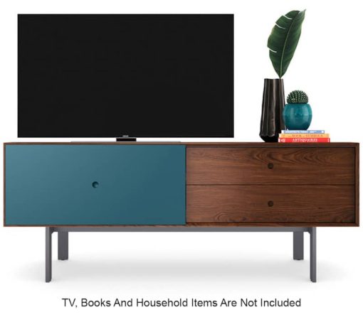 BDI Margo 5229 Toasted Walnut And Marine Credenza - Image 4