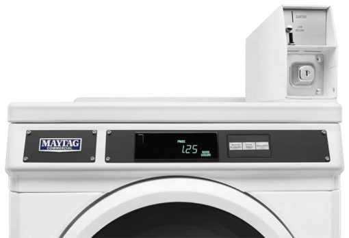 Maytag 27" White Commercial Single Load Super Capacity Electric Dryer - Image 4