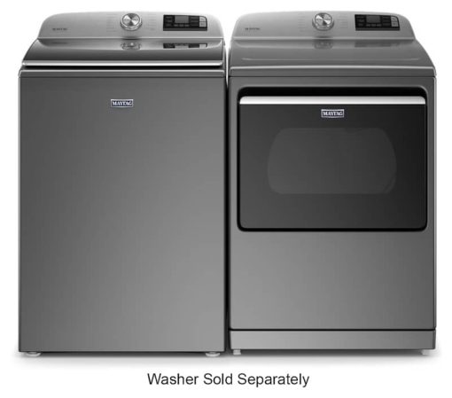 Maytag 7.4 Cu. Ft. Metallic Slate Smart Capable Electric Dryer With Extra Power Button - Image 4