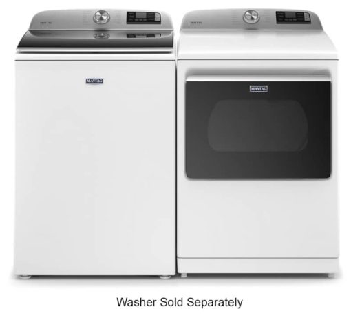 Maytag 7.4 Cu. Ft. White Smart Capable Electric Dryer With Extra Power Button - Image 4