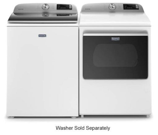 Maytag 7.4 Cu. Ft. White Smart Capable Gas Dryer With Extra Power Button - Image 4
