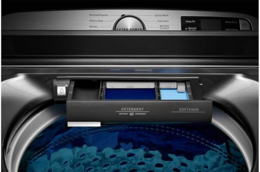 Maytag 5.3 Cu. Ft. Metallic Slate Smart Capable Top Load Washer With Extra Power Button - Image 4