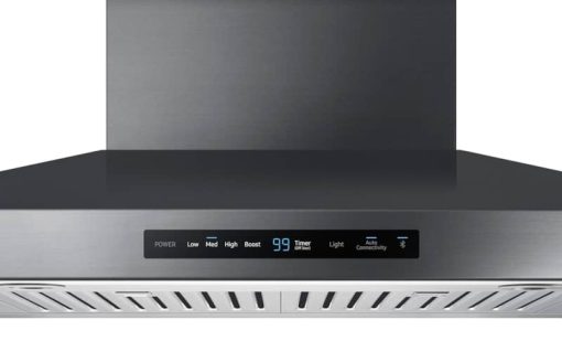 Samsung ADA 30" Fingerprint Resistant Black Stainless Steel Wall Mount Hood - Image 4
