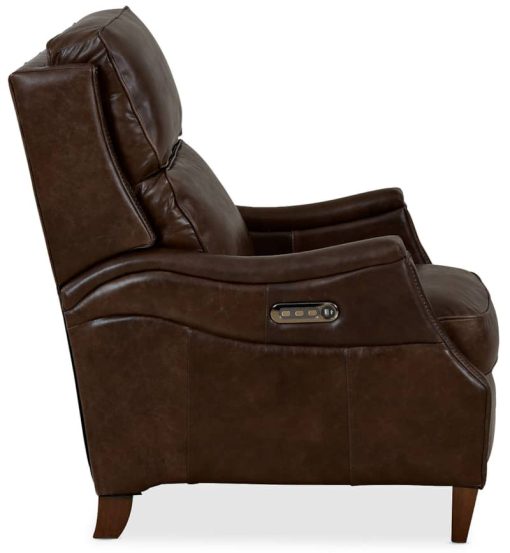 Hooker Furniture Living Room Weir Power Recliner With Power Headrest And Lumbar - Image 4