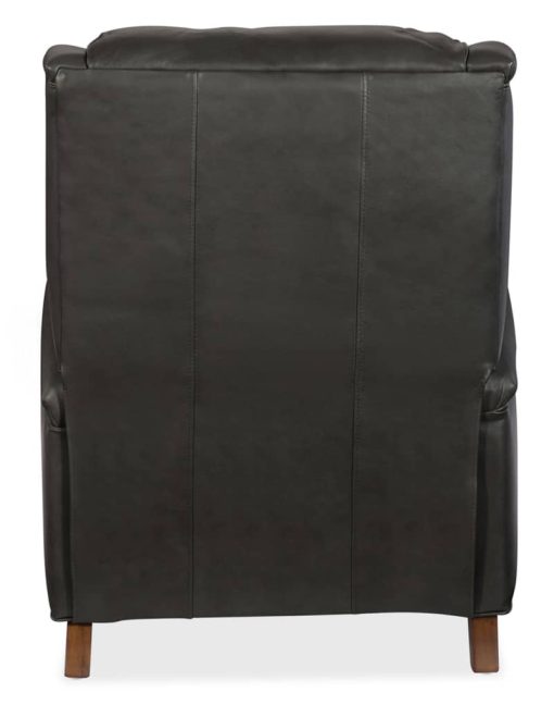 Hooker Furniture Charcoal Grey Leather Kelly Recliner - Image 4