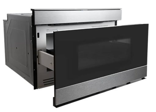 Sharp 1.2 Cu. Ft. Stainless Steel Smart Easy Wave Open Microwave Drawer Oven - Image 4