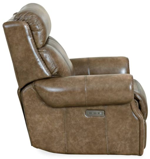 Hooker Furniture Living Room Brooks Power Recliner With Power Headrest - Image 4
