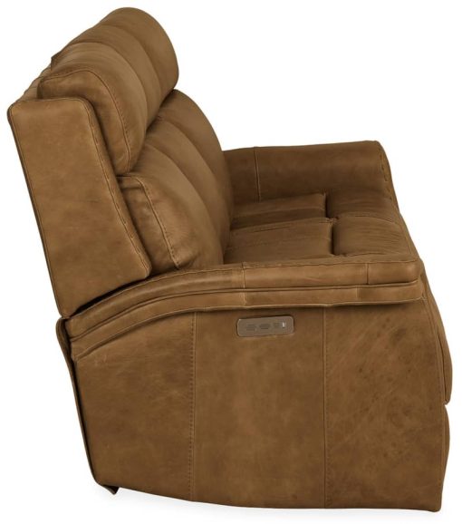 Hooker Furniture Living Room Poise Power Recliner Sofa With Power Headrest - Image 4