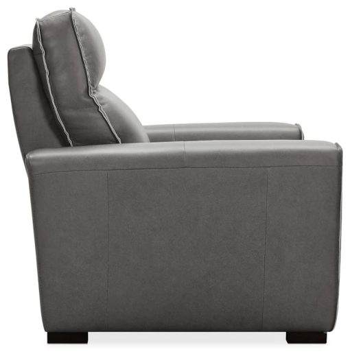 Hooker Furniture Living Room Braeburn Leather Recliner With Power Headrest - Image 4