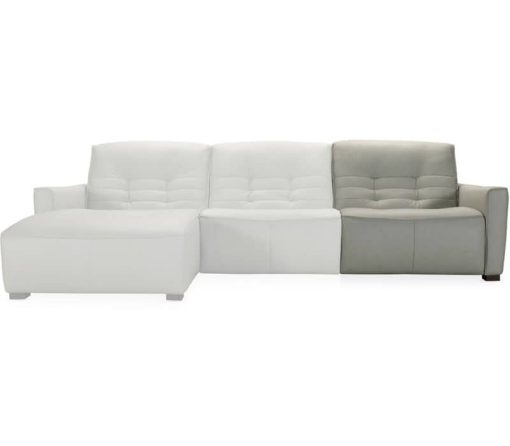 Hooker Furniture Living Room Grey Reaux 6-Piece Power Recline Sectional With 3 Power Recliners - Image 4