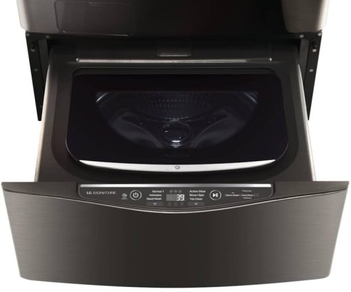 LG 29" SideKick Black Stainless Steel Pedestal Washer - Image 4