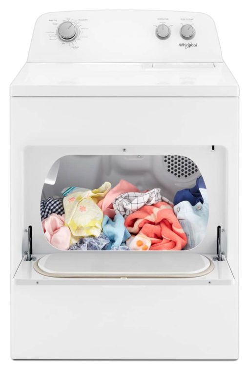 Whirlpool 7 Cu. Ft. White Electric Dryer With AutoDry Drying System - Image 4