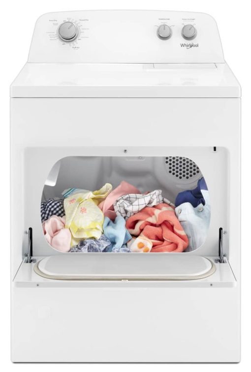 Whirlpool 7 Cu. Ft. White Gas Dryer With AutoDry Drying System - Image 4