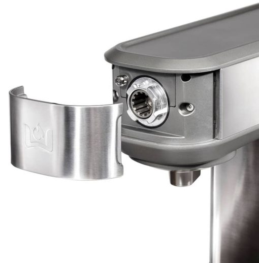 Wolf Gourmet 7 Qt. Stainless Steel Stand Mixer With Red Knob - Image 5
