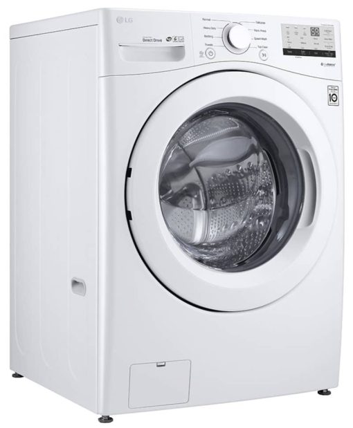 LG 4.5 Cu. Ft. White Ultra Large Front Load Washer - Image 4