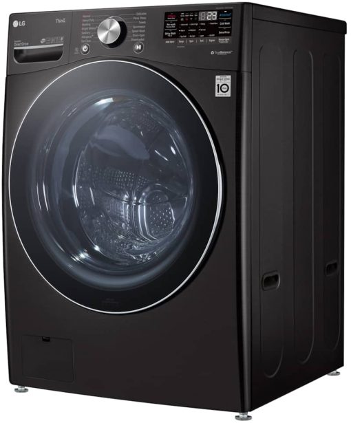 LG 5 Cu. Ft. Black Steel Smart Wi-Fi Enabled Front Load Washer With TurboWash 360 And Built-In Intelligence - Image 4