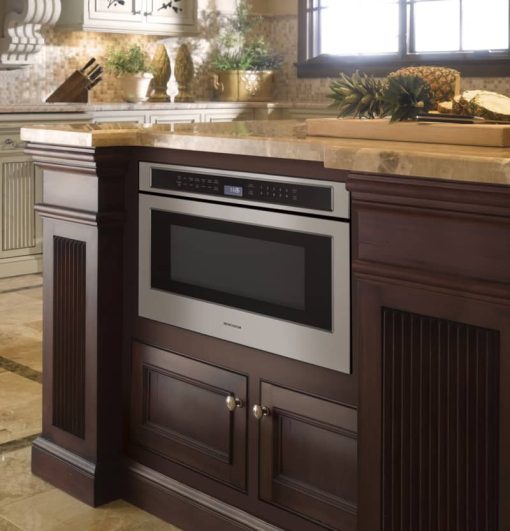 Monogram 1.2 Cu. Ft. Stainless Steel Microwave Drawer - Image 4