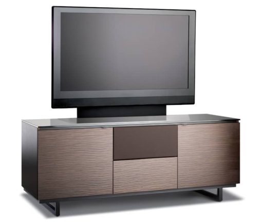 Salamander Designs Chameleon Collection Berlin 236 Wenge Textured Speaker Integrated Cabinet - Image 2