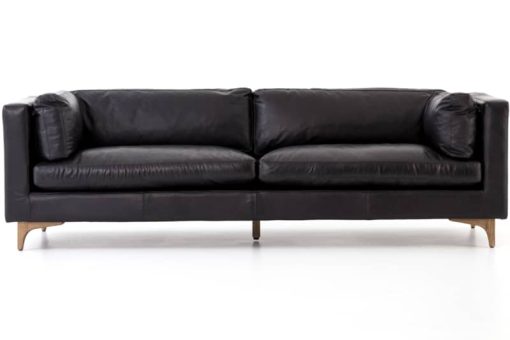 Four Hands Carnegie Collection 94" Rider Black Beckwith Sofa - Image 2