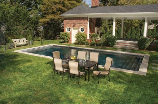 Hanover Brigantine 7-Piece Outdoor Dining Patio Set - Image 4
