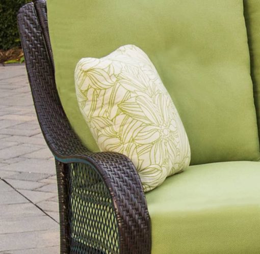 Hanover Orleans 2-Piece Outdoor Seating Patio Set In Avocado Green - Image 4