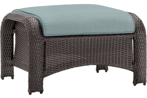 Hanover Strathmere 6-Piece Outdoor Lounge Patio Set In Ocean Blue - Image 5