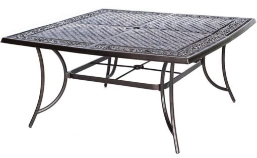 Hanover Traditions Natural Oat & Bronze 9-Piece Outdoor Dining Patio Set - Image 4