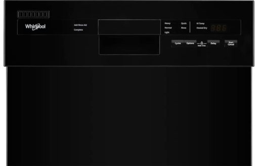 Whirlpool ADA 18" Black Small-Space Compact Dishwasher - Image 4