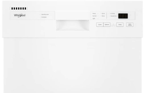 Whirlpool ADA 18" White Small-Space Compact Dishwasher - Image 4