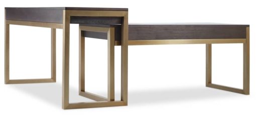 Hooker Furniture Curata Dark Wood Short Freestanding Desk - Image 5