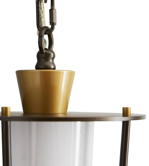 Arteriors Sorel Aged Brass Outdoor Pendant - Image 5