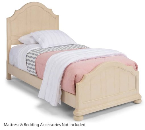 Homestyles Provence Antiqued White Twin Bed - Image 5