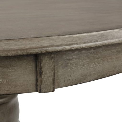 Homestyles Mountain Lodge Gray Round Dining Table - Image 9