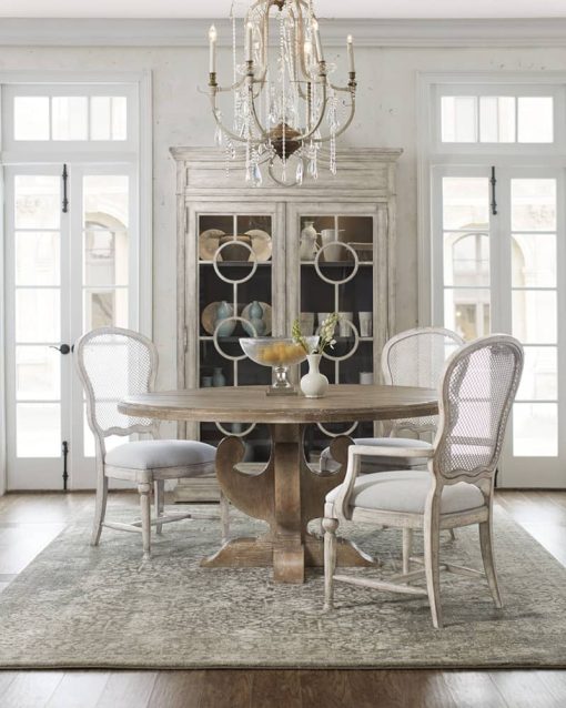 Hooker Furniture Dining Room Boheme Gaston Metal Back Side Chair - Image 5