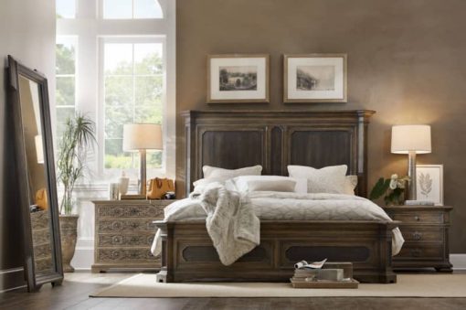 Hooker Furniture Bedroom Woodcreek King Mansion Bed - Image 5