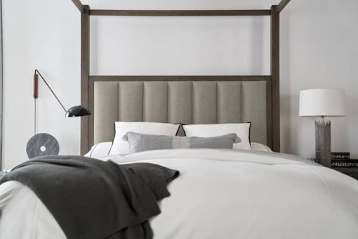 Hooker Furniture Bedroom Miramar Aventura Jackson Cal King Poster Bed With Tall Posts & Canopy - Image 5