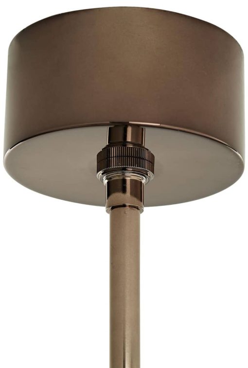 Arteriors Karrington Brown Nickel Small Chandelier - Image 5