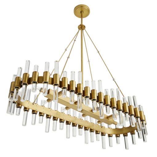 Arteiors Glass Exploration Haskell Oval Chandelier - Image 5