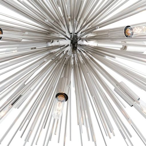 Arteriors Zanadoo Polished Nickel Fixed Chandelier - Image 5