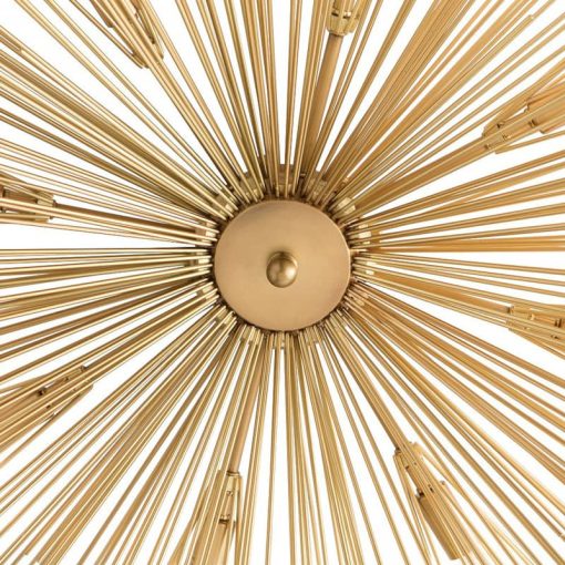 Arteriors Roxanne Antique Brass Flush Mount - Image 5