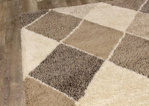 Kalora Maroq 7'10" X 10'10" Cream Beige Diamonds Rug - Image 5