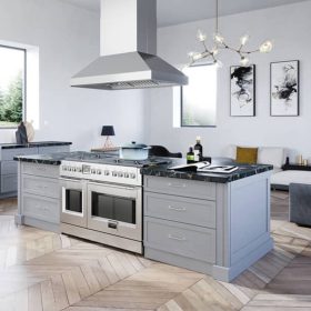 Zephyr Titan 36" Stainless Steel Island Hood - Image 5