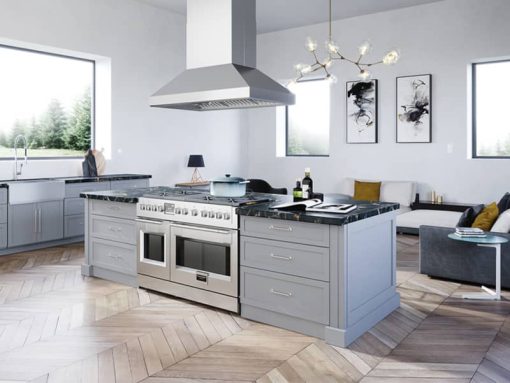 Zephyr Titan 48" Stainless Steel Island Hood - Image 5