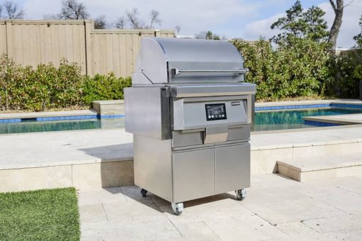 Coyote 28" Stainless Steel Freestanding Pellet Grill - Image 5
