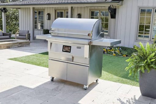 Coyote 36" Stainless Steel Freestanding Pellet Grill - Image 5